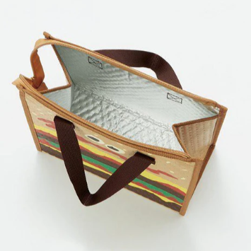 日本製 BURGER CONX 漢堡雙層便當盒/便當袋  Bu媽你好-細節圖4