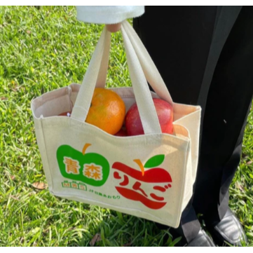 手提袋 購物袋 便當袋 水果袋 環保袋 袋子｜橘子 蘋果 桃子 草莓  Bu媽你好-細節圖3
