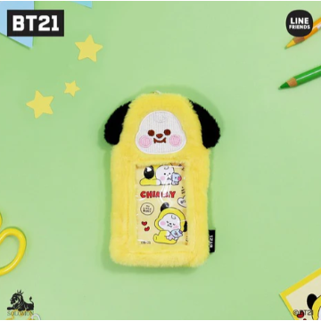 BT21 毛絨絨卡套｜防彈少年 BTS 證件卡套 悠遊卡套  Bu媽你好-細節圖4