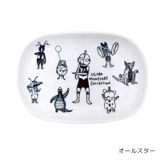 現貨 日本製 ULTRAMAN 奧特曼 造型陶瓷餐具｜餐碗 橢圓盤 Bu媽你好-細節圖9