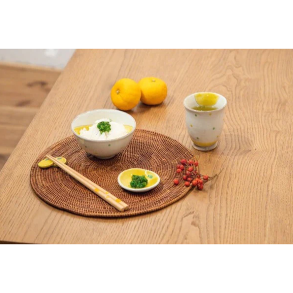 現貨 日本製 手繪 柚子 餐具系列 陶瓷碗 陶瓷盤｜飯碗 水果盤 甜點盤 Bu媽你好-細節圖5