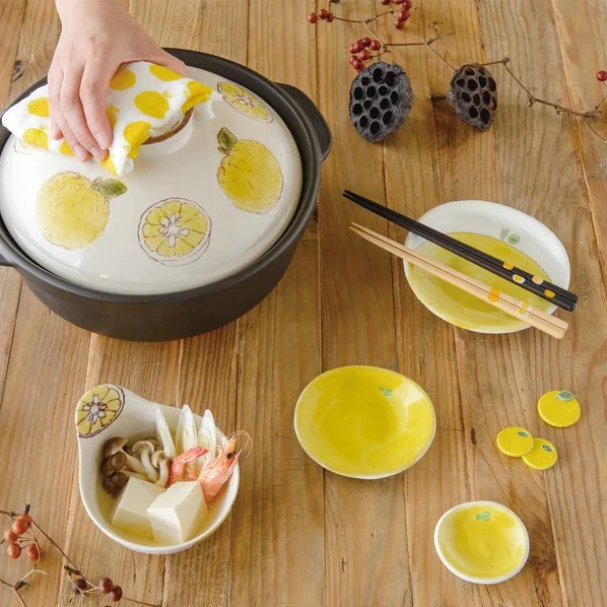 現貨 日本製 手繪 柚子 餐具系列 陶瓷碗 陶瓷盤｜飯碗 水果盤 甜點盤 Bu媽你好-細節圖9