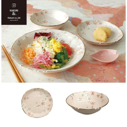 現貨 日本製 美濃燒 櫻花 湯碗 餐碗 水果盤 甜點盤 深盤 Bu媽你好