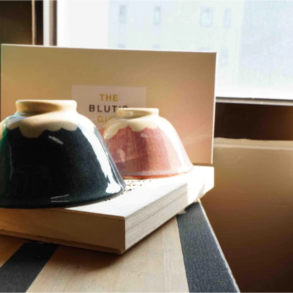 現貨 日本製 Rokuro Blut＇s 六魯 富士山 飯碗｜陶瓷碗 餐碗 對碗 Bu媽你好-細節圖6