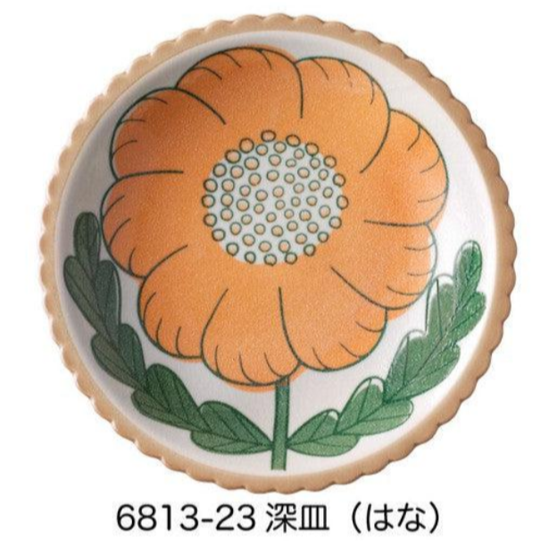 現貨 日本製 復古 花草 陶瓷餐具｜義大利麵盤 甜點盤 點心碗 Bu媽你好-細節圖4