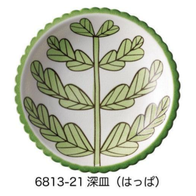 現貨 日本製 復古 花草 陶瓷餐具｜義大利麵盤 甜點盤 點心碗 Bu媽你好-細節圖6