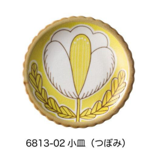 現貨 日本製 復古 花草 陶瓷餐具｜義大利麵盤 甜點盤 點心碗 Bu媽你好-細節圖9