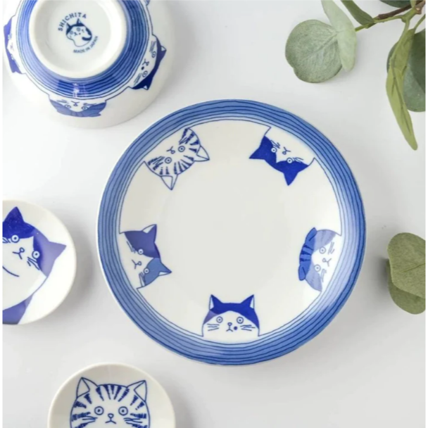 現貨 日本製 美濃燒 SHICHITA 貓咪餐具｜餐盤 小碟子 禮盒 Bu媽你好-細節圖3