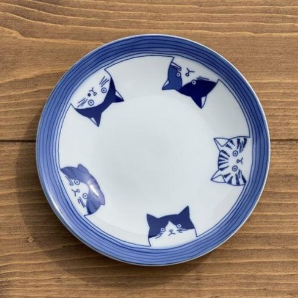 現貨 日本製 美濃燒 SHICHITA 貓咪餐具｜餐盤 小碟子 禮盒 Bu媽你好-細節圖4