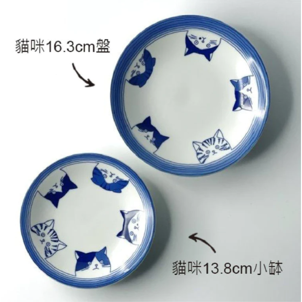 現貨 日本製 美濃燒 SHICHITA 貓咪餐具｜餐盤 小碟子 禮盒 Bu媽你好-細節圖6