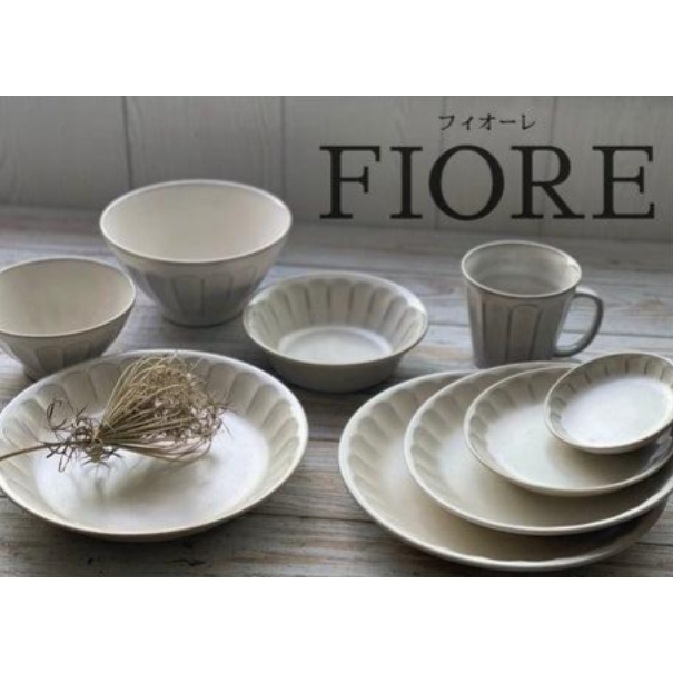 現貨 日本製 FIORE 北歐風 復古花邊餐具｜餐盤 餐碗 Bu媽你好-細節圖3