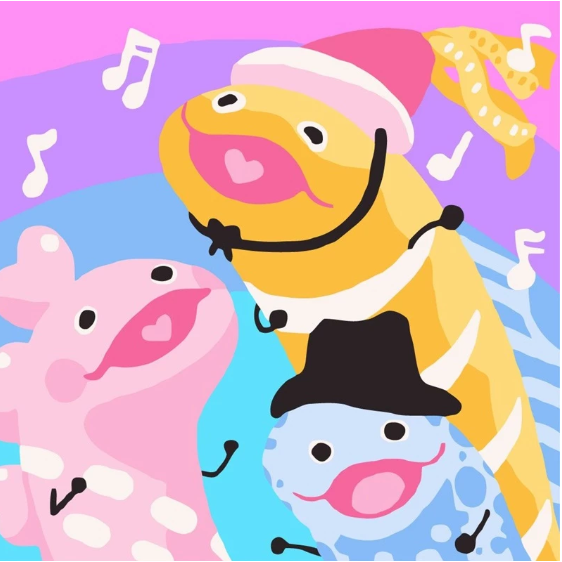 現貨【好好】DIY數字油畫 296款可選 20x20cm 居家裝飾 紓壓好物 美術創作 繪畫 可愛動物 交換禮物-規格圖1