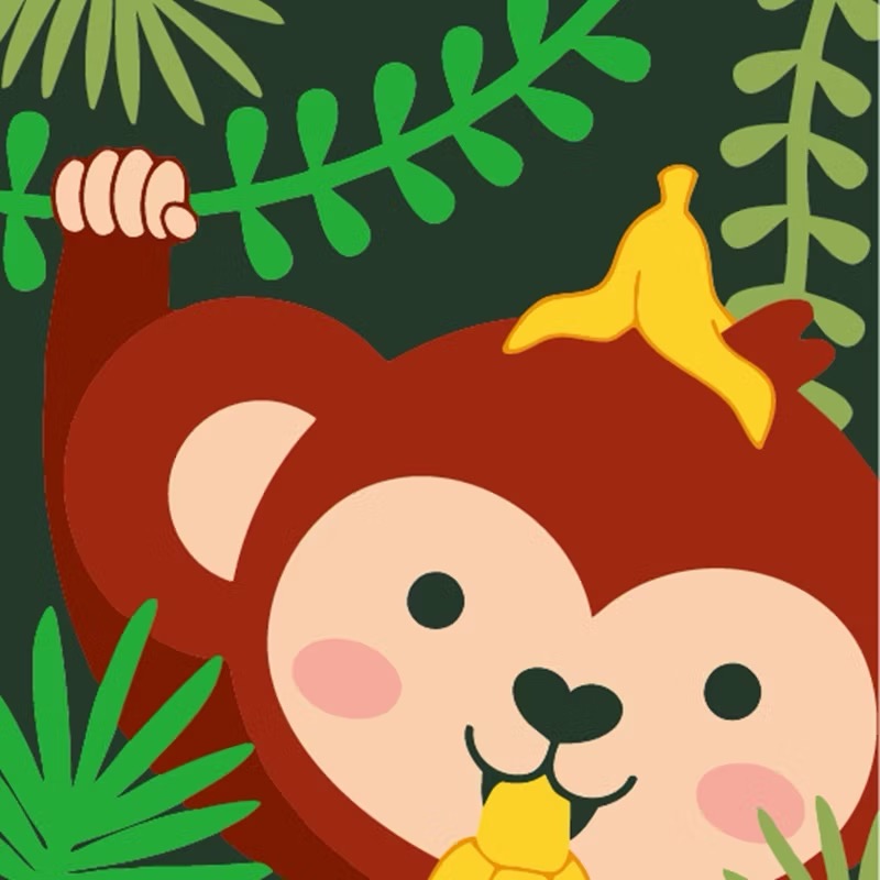 現貨【好好】數字油畫DIY (296款) 20x20cm 居家裝飾 紓壓好物 美術創作 繪畫 動物油畫 生肖-規格圖4