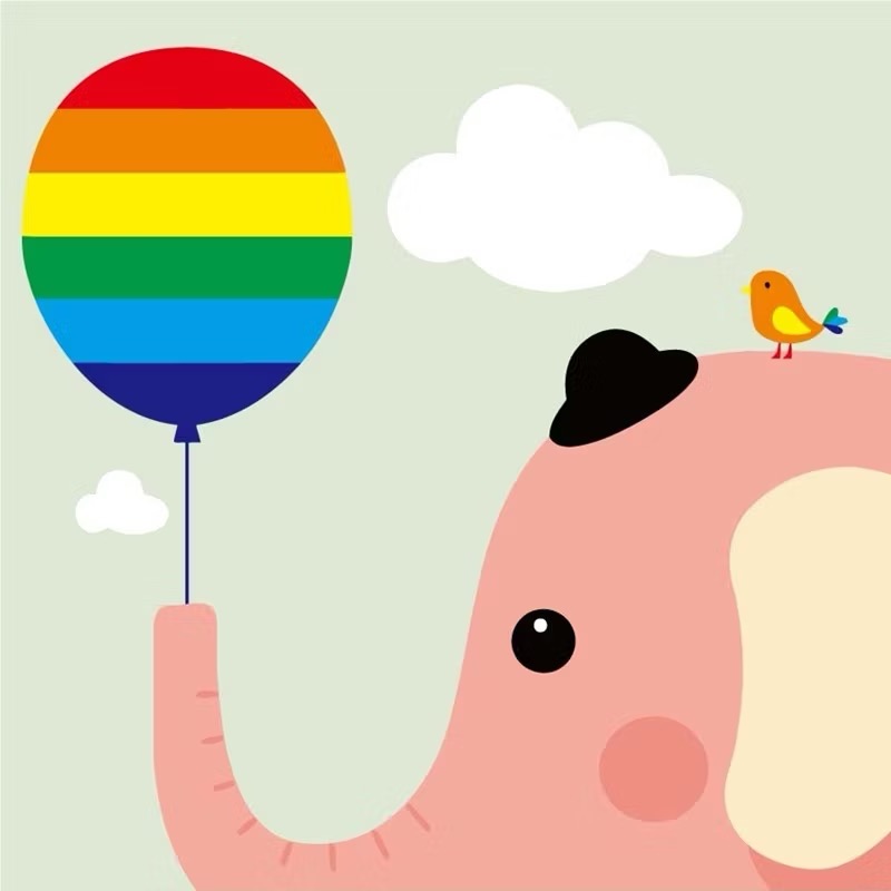 現貨【好好】數字油畫DIY (296款) 20x20cm 居家裝飾 紓壓好物 美術創作 繪畫 動物油畫 生肖-規格圖4