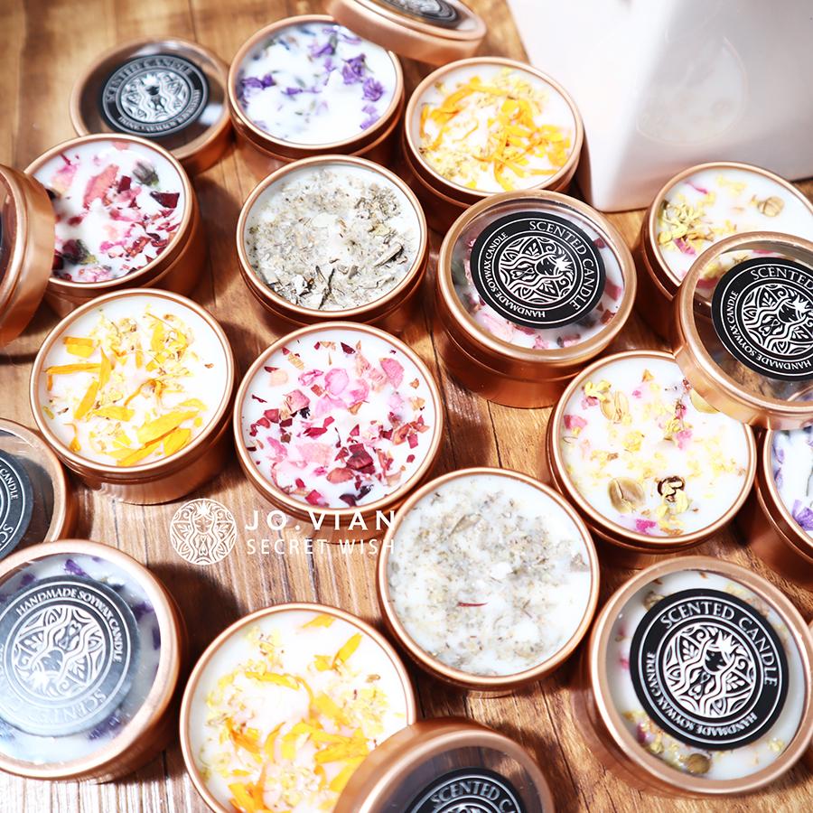 Jo.vian許願精靈|台灣現貨24H出貨|白鼠尾草 淨化蠟燭 財運 開運蠟燭 許願蠟燭 招財/偏財 香氛蠟燭 婚禮小物-細節圖3