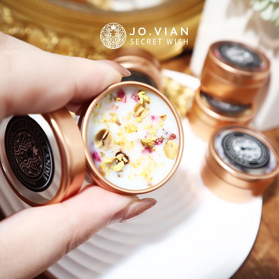 Jo.vian許願精靈|台灣現貨24H出貨|白鼠尾草 淨化蠟燭 財運 開運蠟燭 許願蠟燭 招財/偏財 香氛蠟燭 婚禮小物-細節圖4