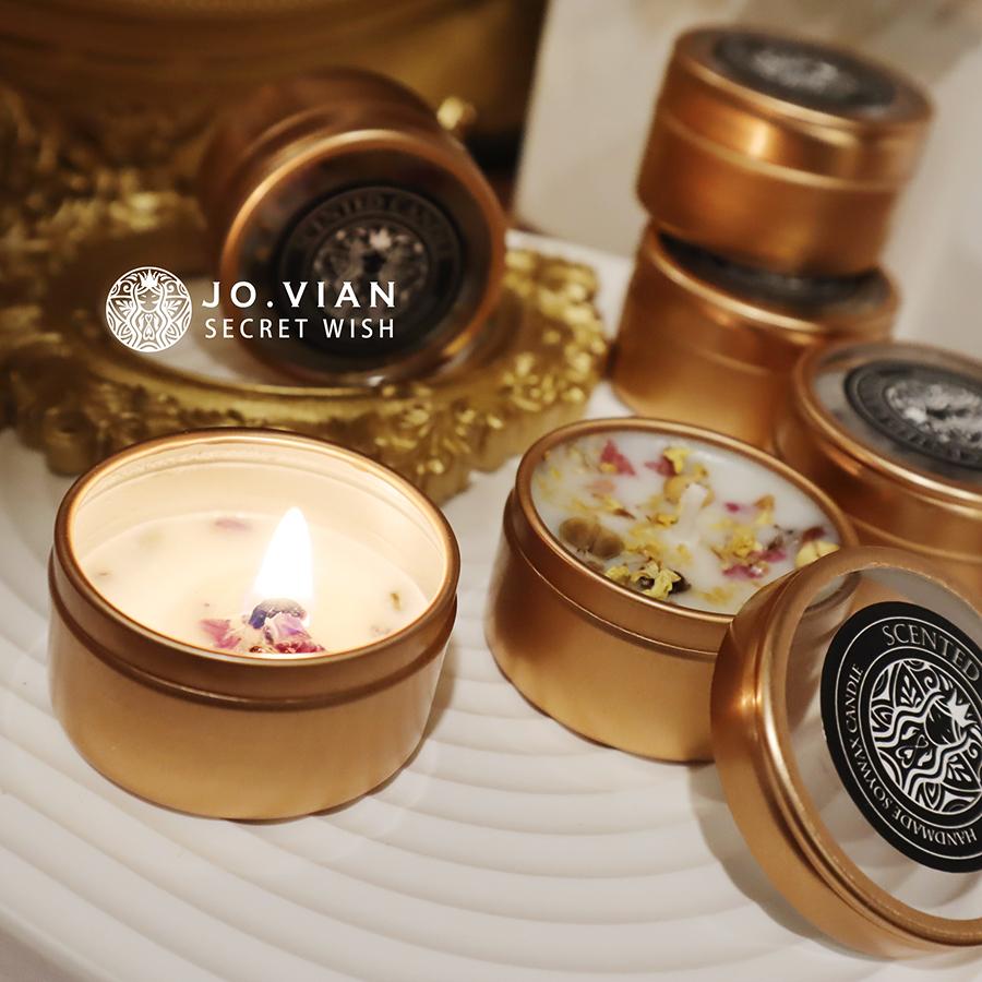 Jo.vian許願精靈|台灣現貨24H出貨|白鼠尾草 淨化蠟燭 財運 開運蠟燭 許願蠟燭 招財/偏財 香氛蠟燭 婚禮小物-細節圖6