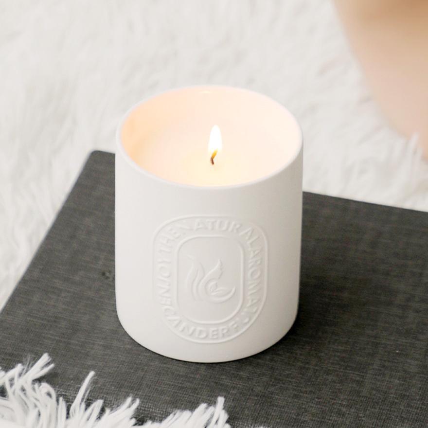 Jo.vian許願精靈|台灣🇹🇼現貨24H出貨|清新浪漫質感 陶瓷白瓶 香氛 精油蠟燭 大豆蠟燭 瑜珈/冥想/放鬆/心靈-細節圖4