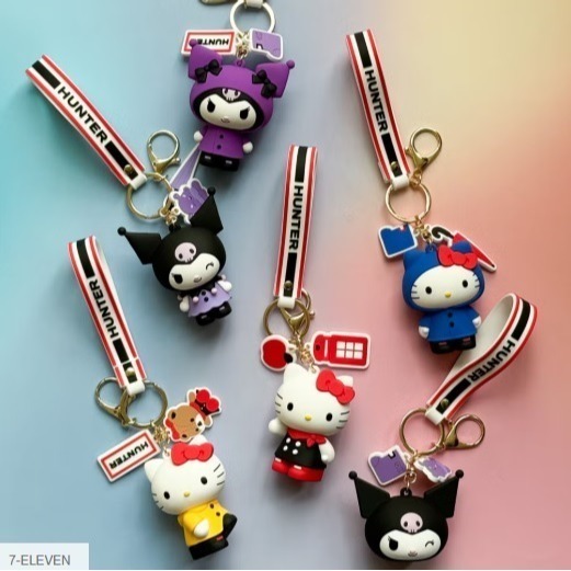💎現貨馬上出💎 HUNTER x Sanrio characters 三麗鷗 公仔鑰匙圈 指定款 Kt 酷洛米 禮物-細節圖2