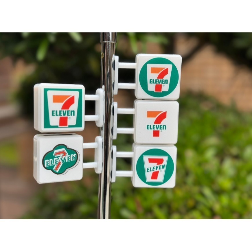 7-11 711 磁吸燈箱 7-11經典招牌燈箱磁鐵 (全套共5款) 7-11燈箱 2026最新版-細節圖6