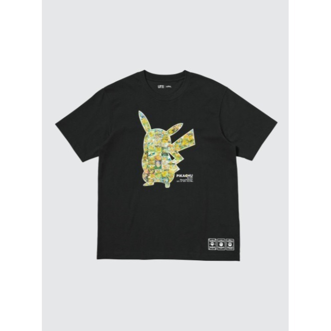 (特價)正版 UNIQLO x 寶可夢 Pokémon 限量聯名T恤 皮卡丘 藍T 男裝 女裝 短袖T恤 原價490元-細節圖5