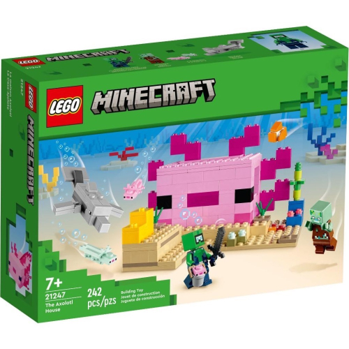 [大王機器人] 樂高 LEGO 21247 六角恐龍之家 Minecraft®系列 零件數：242