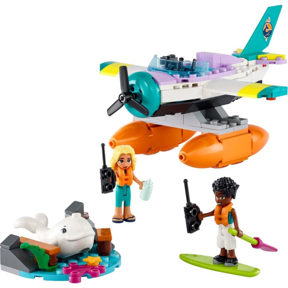 [大王機器人] 樂高 LEGO 41752 Friends-海上救援飛機-細節圖2