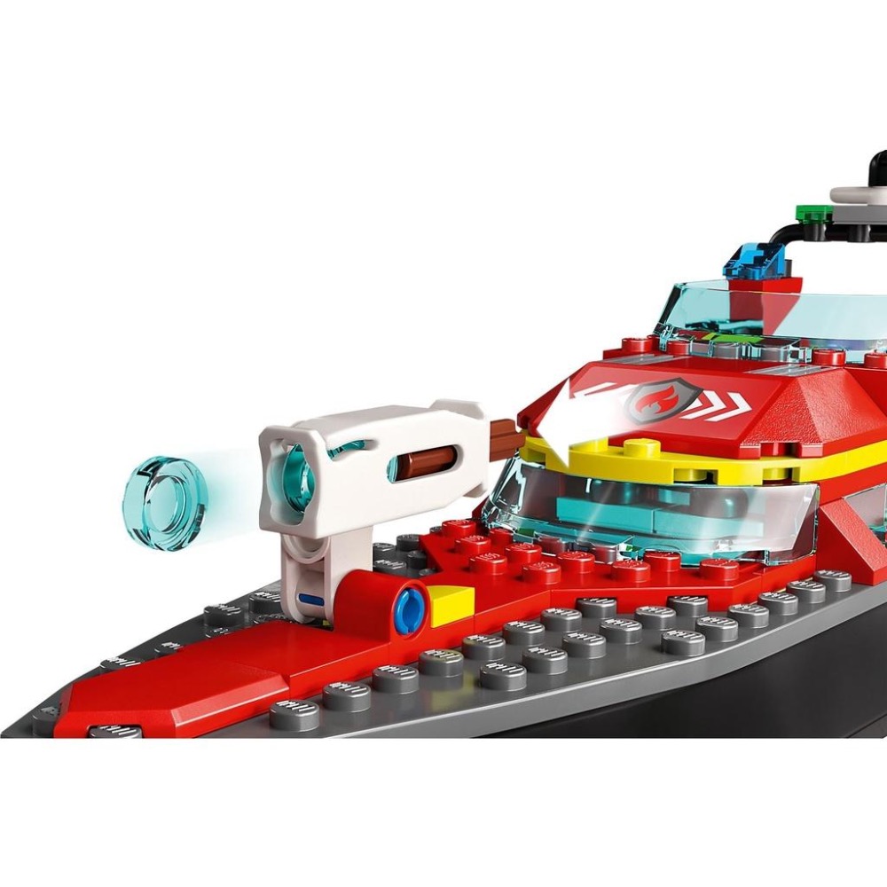 [大王機器人] 樂高 LEGO 60373 城市 City-消防救援船-細節圖3