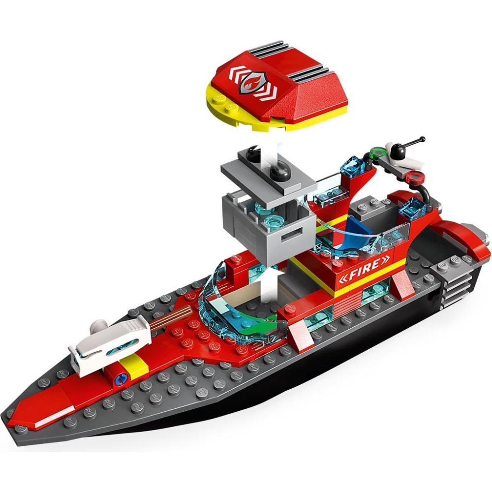 [大王機器人] 樂高 LEGO 60373 城市 City-消防救援船-細節圖5