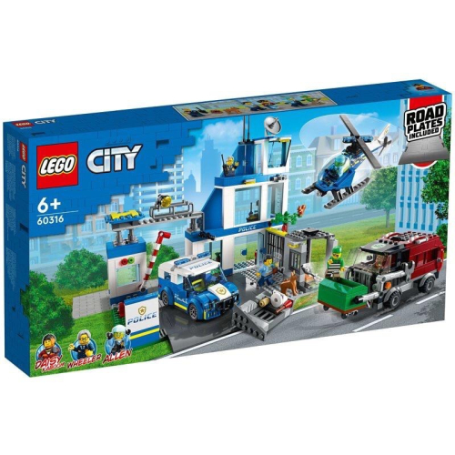 [大王機器人] 樂高 LEGO 60316 城市系列 ＣＩＴＹ 城市警察局