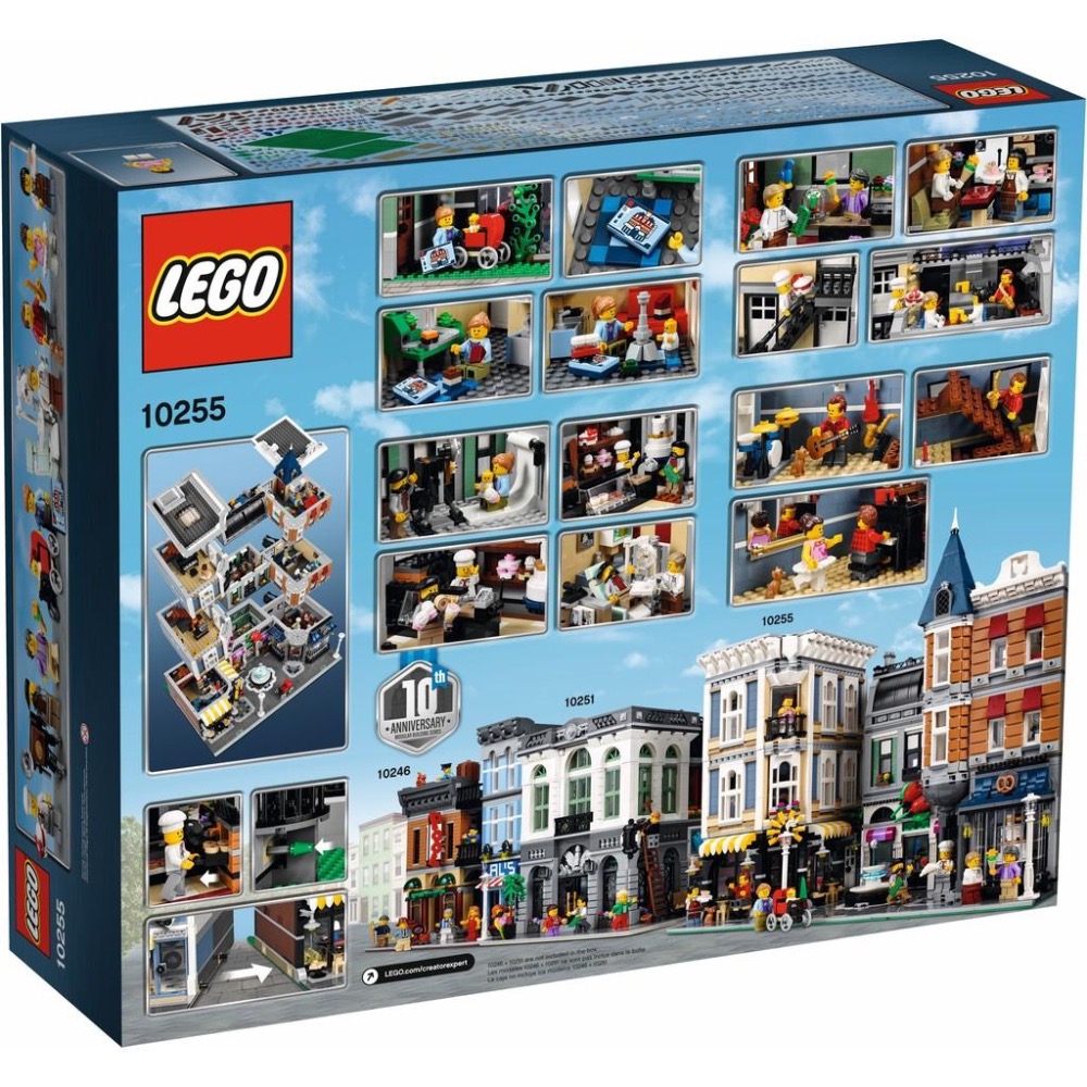 [大王機器人] LEGO 樂高 10255 集會廣場  Assembly Square 此盒只能郵寄 台樂公司貨-細節圖2