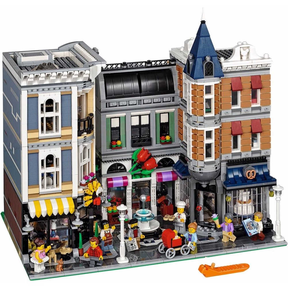 [大王機器人] LEGO 樂高 10255 集會廣場  Assembly Square 此盒只能郵寄 台樂公司貨-細節圖3