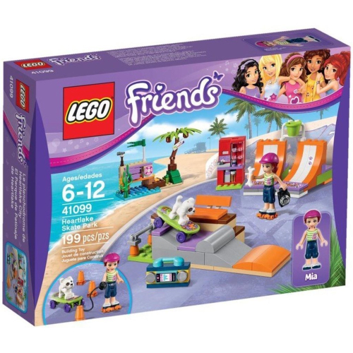 [大王機器人創作中心] 樂高積木 LEGO 41099 Friends 好朋友系列 心湖城滑板公園