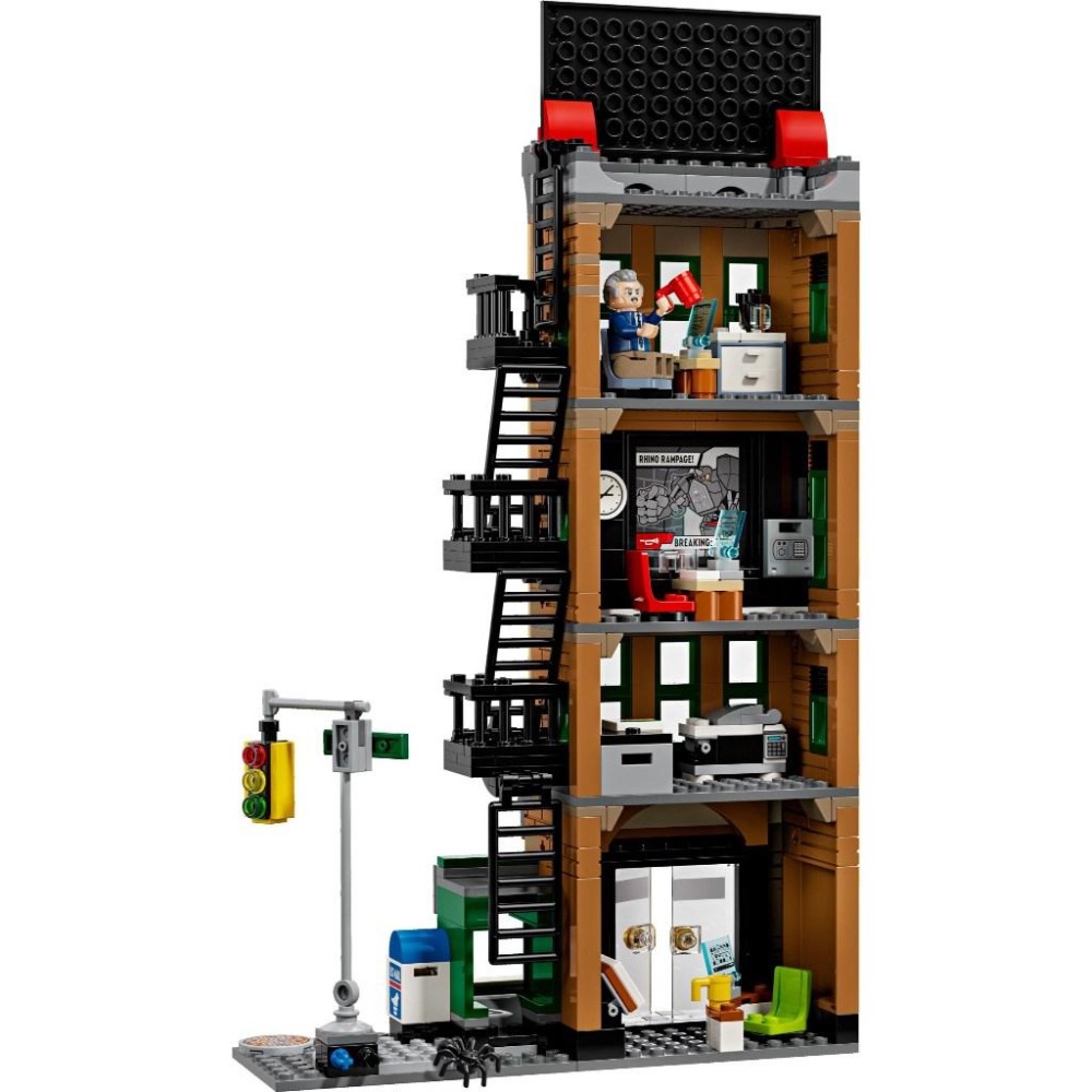 [大王機器人] LEGO 76342 蜘蛛人大戰神秘法師：號角日報 樂高® 超級英雄 Super Heroes-細節圖4