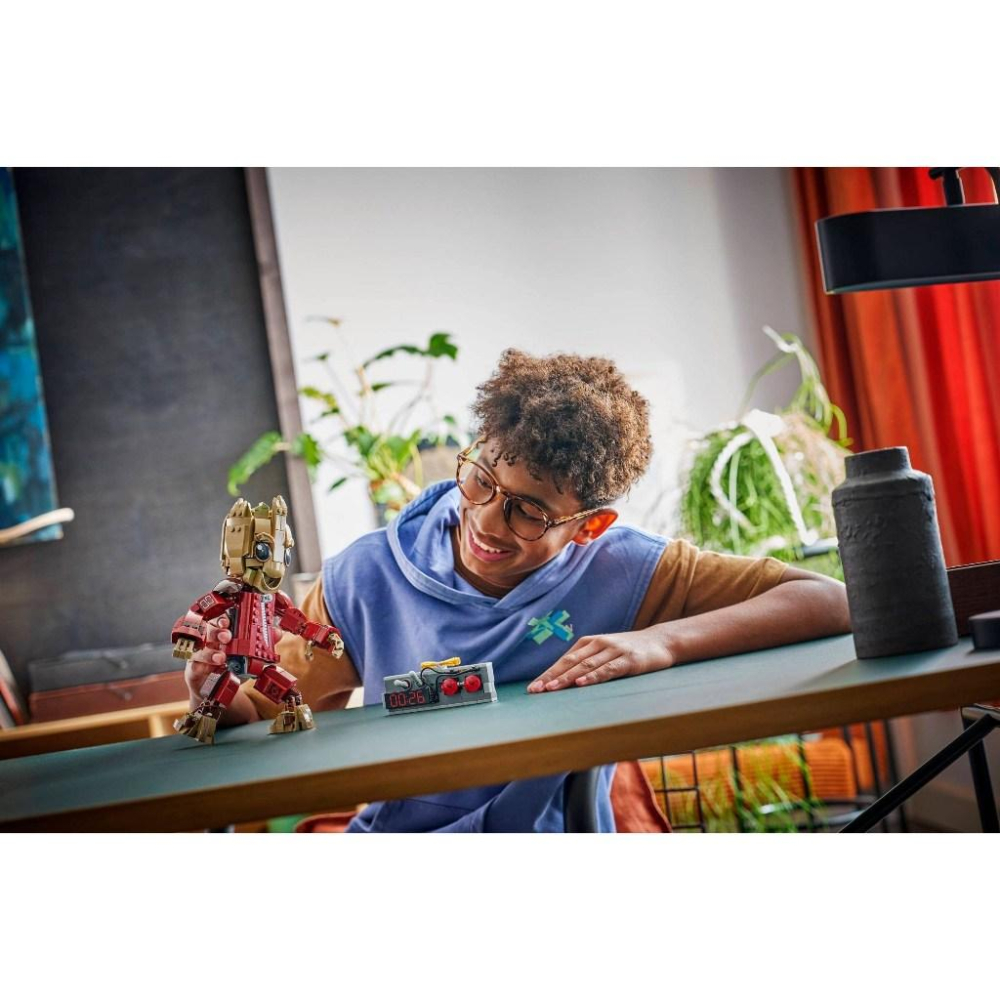 [大王機器人] LEGO 76341 破壞者連身褲版格魯特 樂高® 超級英雄 LEGO® Super Heroes系列-細節圖4