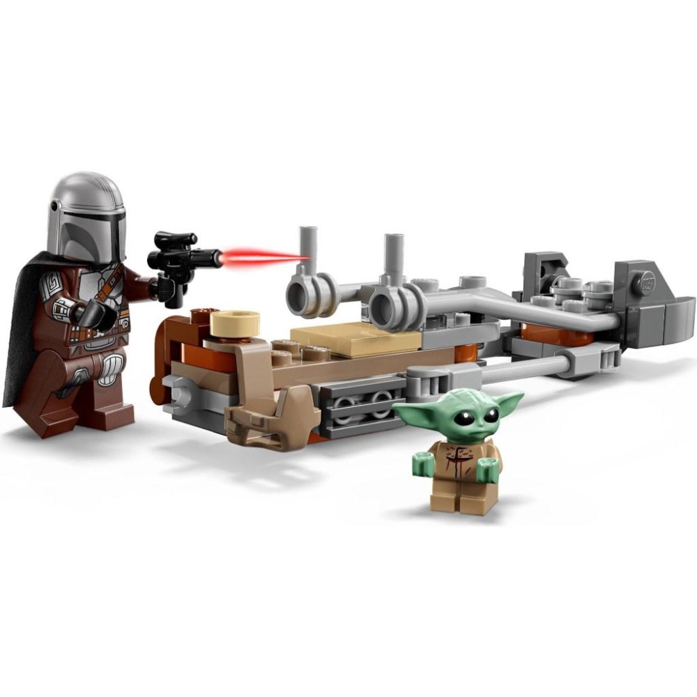 [大王機器人] LEGO 75436 曼達洛人和古古的飛行摩托車 樂高® 星際大戰 LEGO® Star Wars™系列-細節圖3