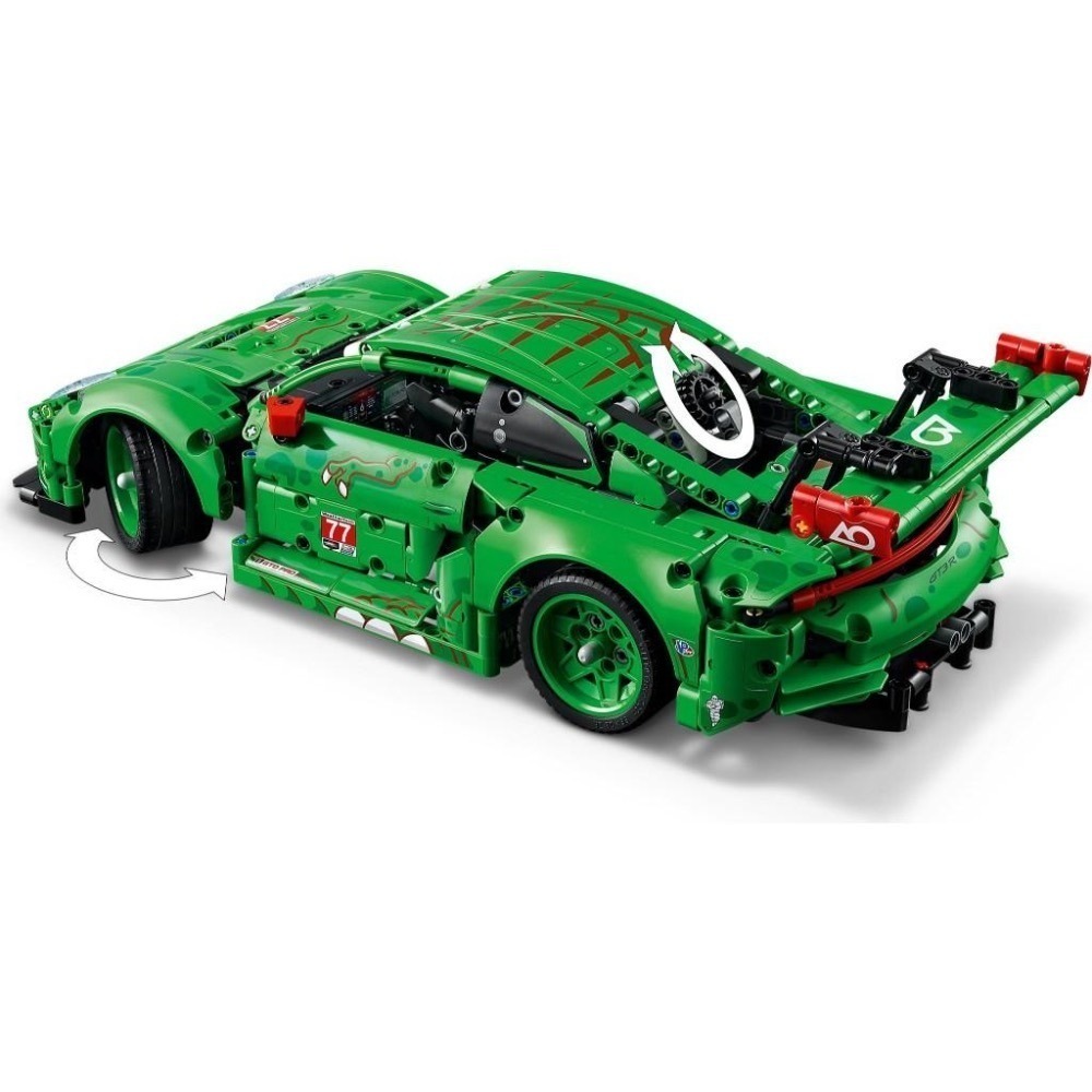 [大王機器人] LEGO 42224 Porsche 911 GT3 R REXY AO Racing 賽車 樂高 科技-細節圖4