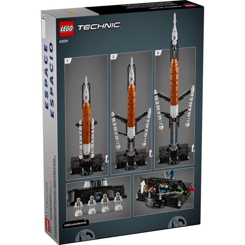 [大王機器人] LEGO 42221 NASA Artemis 太空發射系統火箭 樂高® 科技 Technic系列-細節圖6