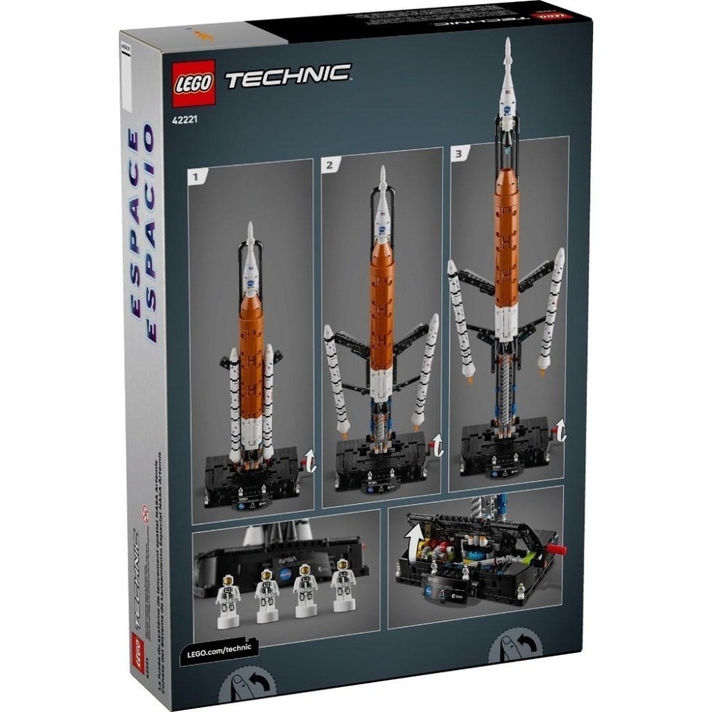 [大王機器人] LEGO 42221 NASA Artemis 太空發射系統火箭 樂高® 科技 Technic系列-細節圖6
