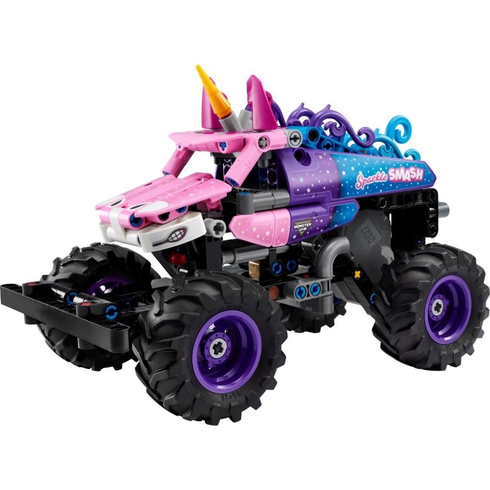 [大王機器人] LEGO 42220 Monster Jam Sparkle Smash 迴力車 樂高® 科技-細節圖2