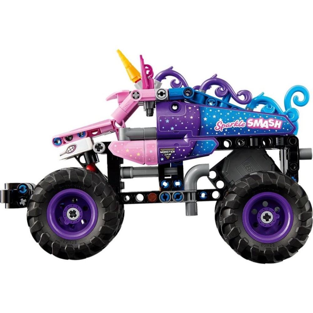 [大王機器人] LEGO 42220 Monster Jam Sparkle Smash 迴力車 樂高® 科技-細節圖3