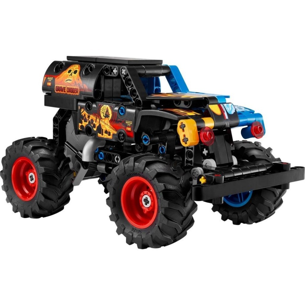 [大王機器人] LEGO 42219 Monster Jam Grave Digger 火與冰 樂高® 科技 Tech-細節圖2