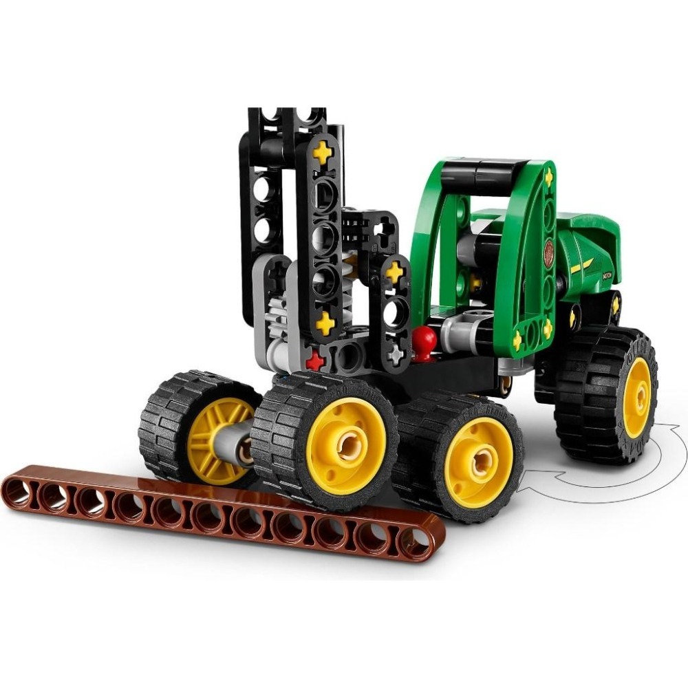 [大王機器人] LEGO 42218 John Deere 1470H 輪式森林收割機 樂高® 科技 Technic系列-細節圖4