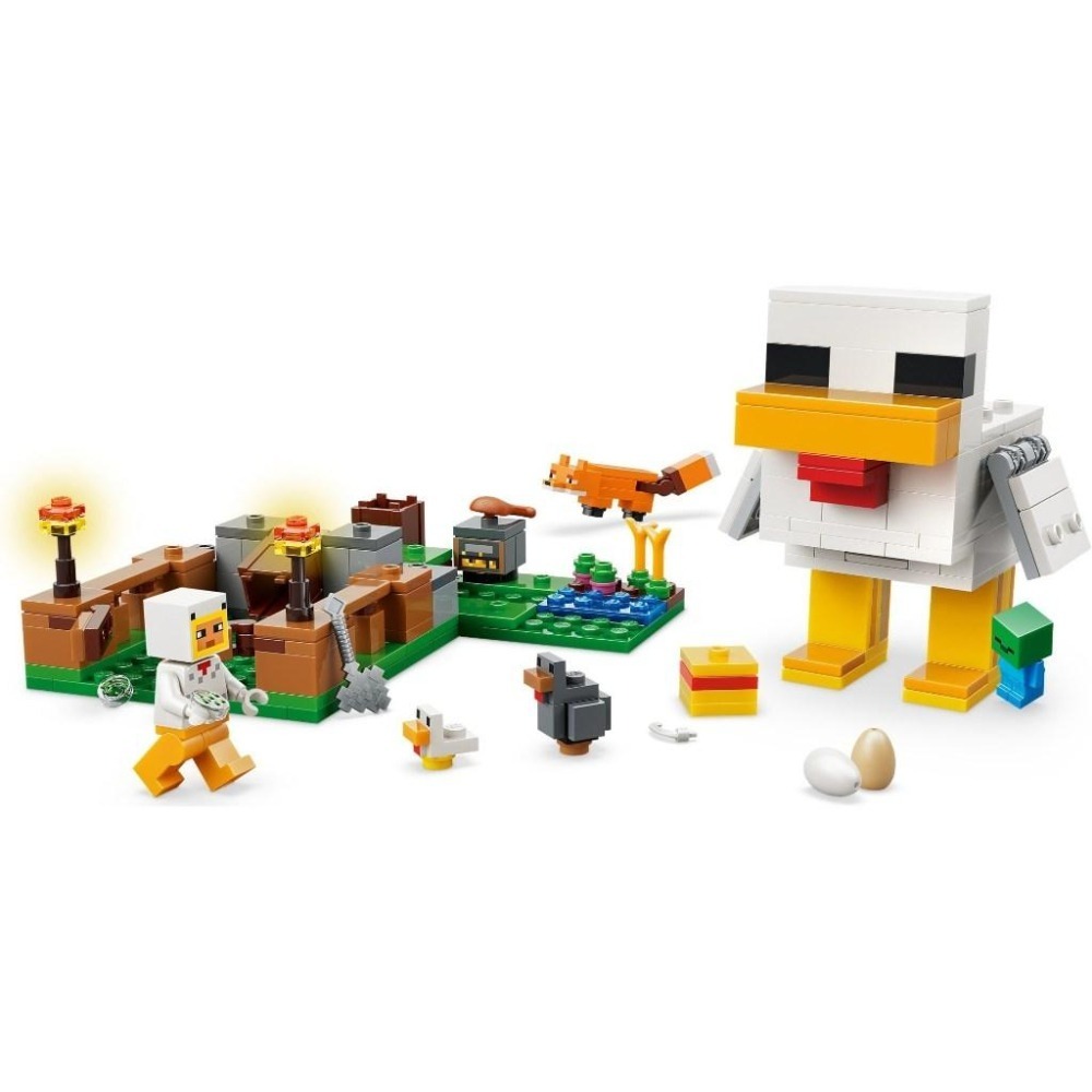 [大王機器人] LEGO 21585 雞農場 樂高® Minecraft LEGO® Minecraft系列-細節圖3