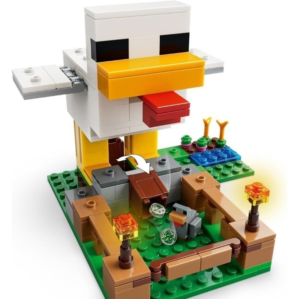 [大王機器人] LEGO 21585 雞農場 樂高® Minecraft LEGO® Minecraft系列-細節圖4