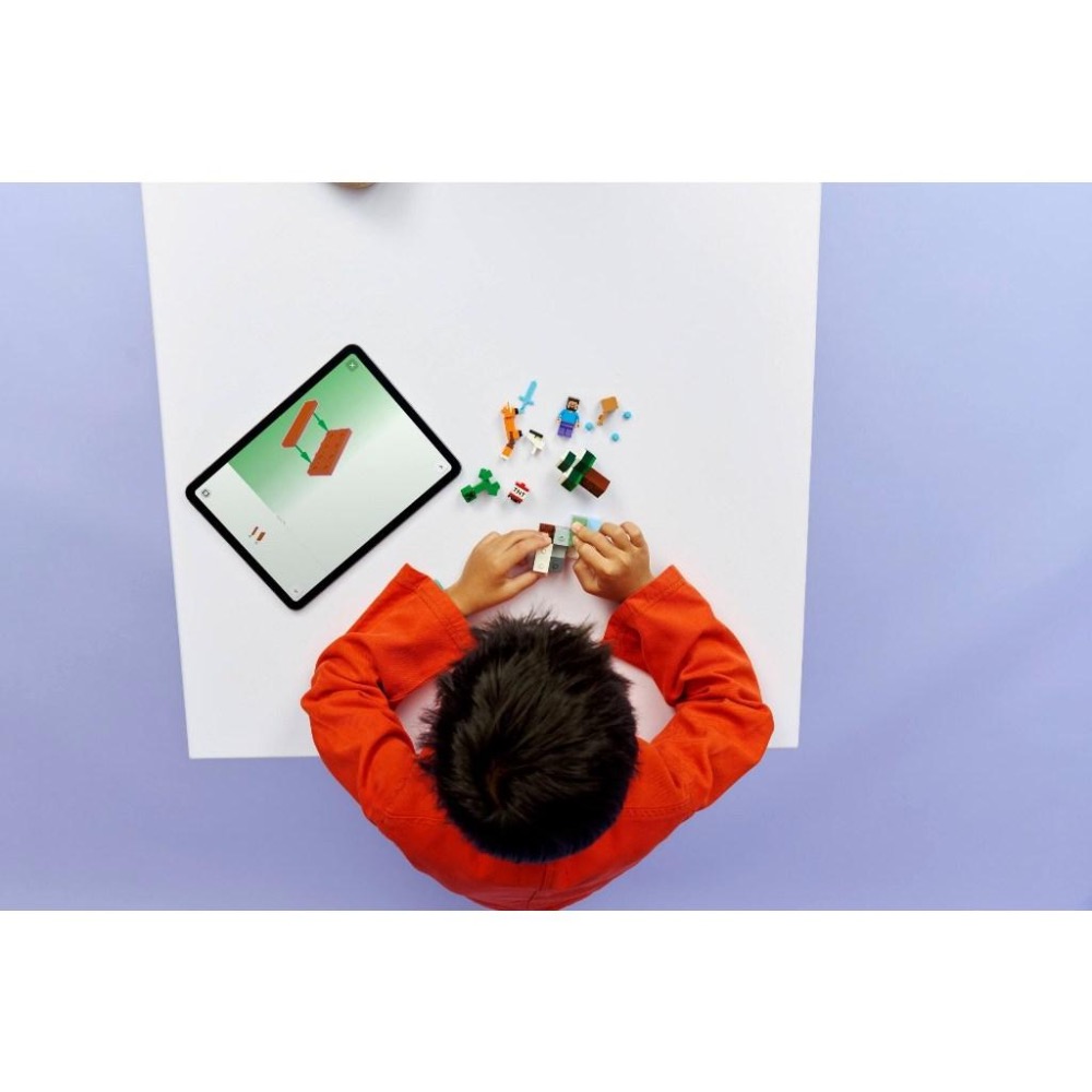 [大王機器人] LEGO 21583 史提夫的針葉林地大冒險 樂高® Minecraft-細節圖3