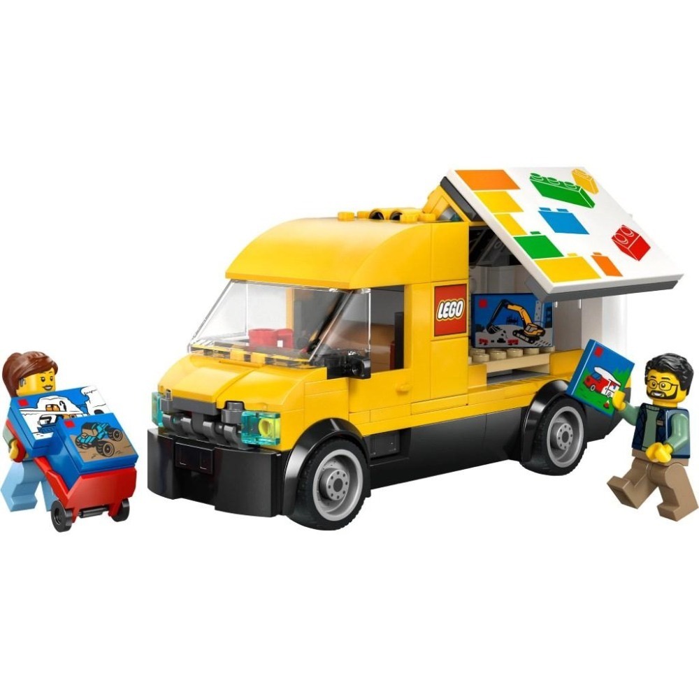 [大王機器人] LEGO 60500 樂高® 貨車 樂高® 城市 LEGO® City系列 零件數：276-細節圖2