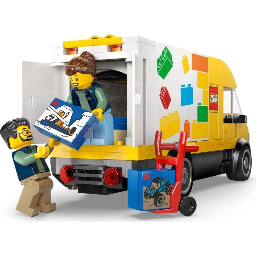 [大王機器人] LEGO 60500 樂高® 貨車 樂高® 城市 LEGO® City系列 零件數：276-細節圖4