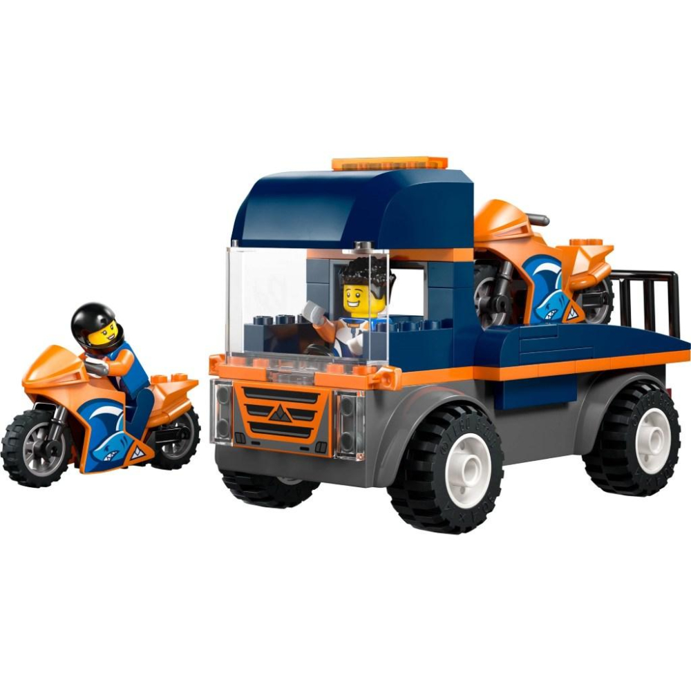 [大王機器人] LEGO 60491 摩托車運輸車 樂高® 城市 LEGO® City系列 4+-細節圖2