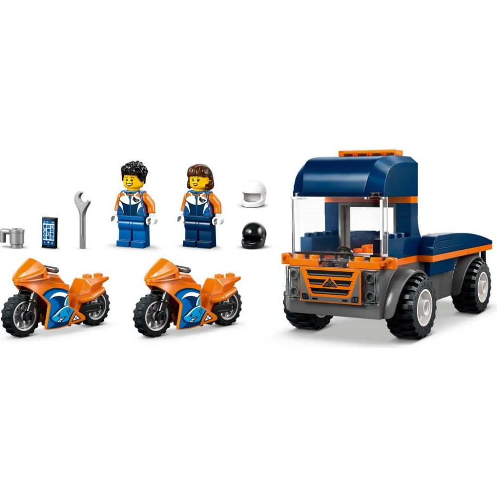 [大王機器人] LEGO 60491 摩托車運輸車 樂高® 城市 LEGO® City系列 4+-細節圖4